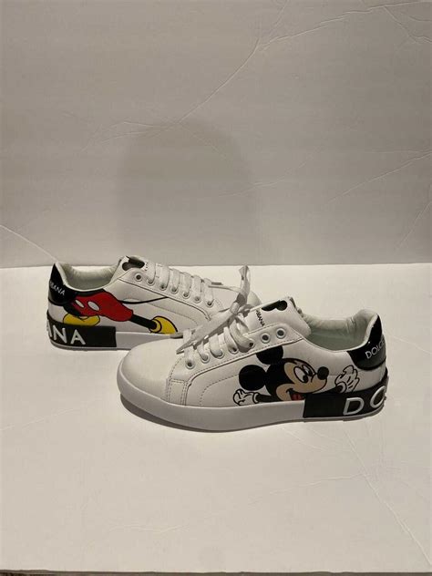 dolce gabbana mickey mouse tenis|dolce gabbana shoes for men.